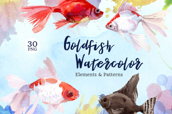 Fairytale Red Goldfish Watercolor Review for Real Embroidery Projects