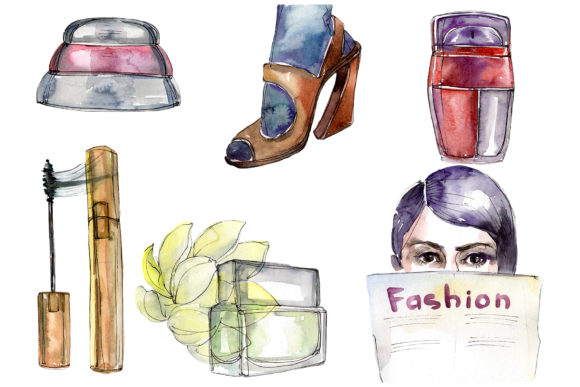 Fashion and Style Watercolor: A Polished Illustration for Modern Content Creators
