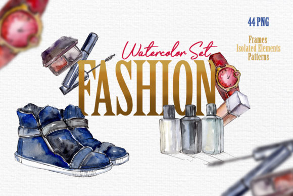 Fashion Watercolor Illustrations for Polished Content Publishing