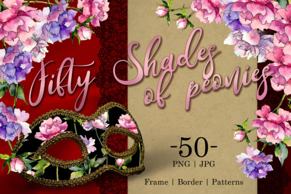Wildflower Peonies Watercolor Set: A Versatile Illustration for Creative Sellers