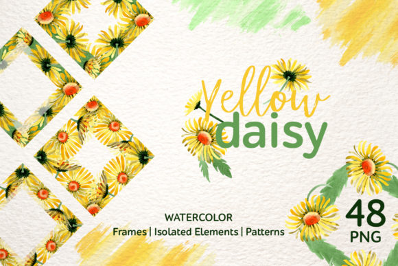 Yellow Daisy Watercolor Review: A Fresh, Versatile Embroidery Design